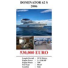 Check Out Our New Listing Yachts Call Our Office For More Details 9714396399 Or Email Your Inquiry To Emirates Royalyach Used Boats Yacht Life Boats For Sale