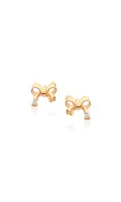 Explore a collection of earrings for children from kay, your store for earrings. Cherished Bow Baby Children S Earrings Screw Back 14k Gold Gold Earrings For Kids Kids Earrings Baby Earrings