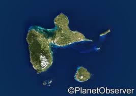 Guadeloupe Satellite Image Planetobserver Sint Eustatius Satellite Image Lesser Antilles
