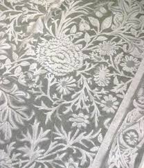Rugs are available in four different sizes (2x3, 4x6, 6x9 and 8x12 feet) crafted from a woven, poly chenille for a cozier, textured look Cherwell Lace Curtain A William Morris Design