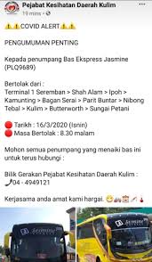 Maybe you would like to learn more about one of these? Kkmalaysia On Twitter Covidãƒ¼19 Alert Mereka Yang Terlibat Sila Hubungi Bilik Gerakan Pejabat Kesihatan Daerah Kulim 04 4949121