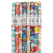 15 reviews, 5.0 out of 5 stars. Bulk Voila Birthday Wrapping Paper For Kids 17 5 Sq Ft Rolls Dollar Tree