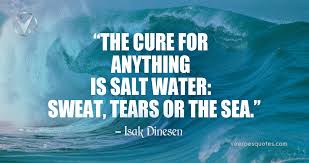 Water based clear acrylic coating cures freshly placed concrete and seals concrete and masonry surfaces. The Cure For Anything Is Salt Water Sweat Tears Or The Sea