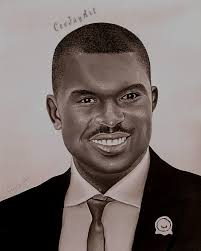 I enjoyed drawing this beautiful piece using charcoal pencils