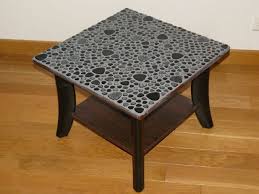 Nous avons choisi de recouvrir cette table basse dont le plateau est en panneau de particules plaqué teck. Relookez Votre Table Avec De La Mosaique