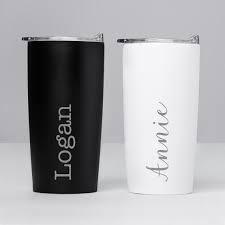 20oz glow in the dark sublimation tumbler straight skinny tumbler. Engraved Personalized Stainless Steel Tumbler By Lifetime Etsy