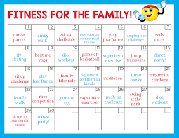 30 Day Family Fitness Challenge Family Fitness Fun Family Fitness Challenge Kids Fitness Challenge