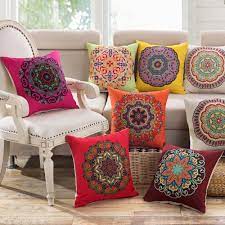 Check spelling or type a new query. 14 Style Vintage Cotton Linen Square Throw Pillow Case Home Decor Cushion Cover Cushion Cover Designs Mediterranean Style Cushions Pillows