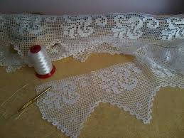 Dantel Orgu Carsaf Kenari Filet Crochet Crochet Pattern