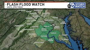 A flash flood warning means a flash flood is either imminent or occurring. Flash Flood Watch Dropped However Chance Of Isolated Thunderstorms Remain Wjla