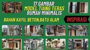 Ya, batu alam secara alami mampu memberikan nuansa kesejukan apalagi jika kita menambah teras dengan berbagai macam furniture yang unik untuk melengkapi keindahan yang ada. 17 Gambar Tiang Teras Rumah Minimalis Material Kayu Dan Batu Alam Youtube
