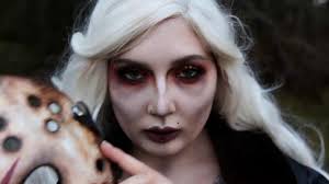 Halloween Party Cool Dày Mặt nạ Jason (Vàng)