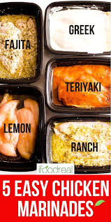 5 Easy Chicken Marinade Recipes Easy Chicken Marinade Chicken Marinade Recipes Chicken Marinades