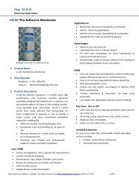 Thinset mortar is a blend of cement, very finely graded sand, and a water retention compound that allows the cement to properly hydrate. Lg 40 Tile Set Adhesive Data Sheet The Link Group