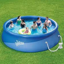 Summer Waves 15ft Quick Set Ring Pool With 600 Gph Filter Pump Walmart Com Easy Set Pools Swimming Pool Filters Inflatable Swimming Pool