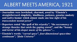 He did not know about his own capability of understanding and appreciating classical music. Albert Einstein In United States Albert Einstein Returns