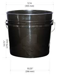 Learn how to convert from quarts to gallons liquid and what is the conversion factor as well. Argee 3 5 Gallon Black Bucket 10 Pack Walmart Com Walmart Com