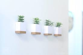 This wall planter made of iron metal featuresthis wall planter made of iron metal features a round place planters side by side or staggered and bring life to your wall creating an accent wall garden. Modern Wall Planter Set Small Indoor Geometric Cube Planters For Your Hygge Decor Wall Garden In 2019 Plant Decor Decor Succulent Wall