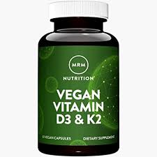 Doctor's best vitamin d3 supports healthy bone density and structure; Amazon Com Mrm Vegan Vitamin D3 K2 60 Capsules Health Personal Care