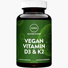 Doctor's best vitamin d3 supports healthy bone density and structure; Amazon Com Mrm Vegan Vitamin D3 K2 60 Capsules Health Personal Care