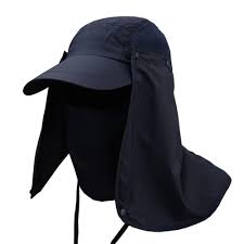 Hiking Fishing Hat Outdoors Sports Sun Resistant Neck Face Wide Brim Flap Cap Navy Blue In 2021 Summer Sun Hat Wide Brim Sun Hat Fashion