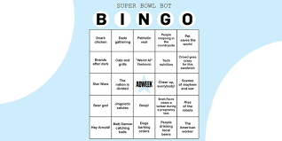 Just follow the instructions below. What Happens When An Ai Makes A Super Bowl Ad Bingo Card
