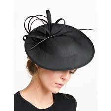 Buyjohn Lewis Erin 2 Disc Feather Quill Occasion Hat Black Online At Johnlewis Com Occasion Hats Hats For Women Fascinator Hats