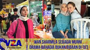 A story of ain farhana (hana) who struggles with her marriage with azlan for 16 years for their two children, hakimi and haida. Cantek Nye Wan Sharmila Sebagai Murni Dalam Drama Bahagia Bukan Bidaan Di Tv3 Youtube