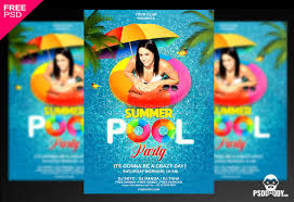 Browse our party invitation templates. Pool Party Flyer Psd Template Psddaddy Com