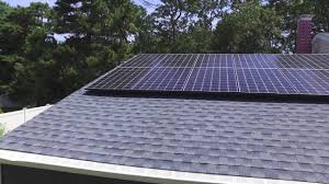 Biscayne blue — one of the most popular ways to use your shingles to enhance your exterior design is by matching them to the home shutters. Drone Video Of New Gaf Biscayne Blue Roof In Coram Youtube