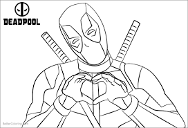 For boys and girls, kids and adults, teenagers and toddlers, preschoolers and older kids at school. Deadpool Coloring Pages Coloringbay