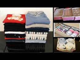 12 طي الملابس مثل الكتب بشيء موجود في كل مطبخ علب خاصة بترتيب الملابس الداخلية من الجزائر Youtube