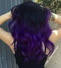 Amazing purple ombre hair color. 43 Amazing Dark Purple Hair Balayage Ombre Violet Style Easily