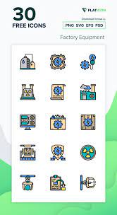 30 Free Vector Icons Of Factory Equipment Designed By Phatplus Free Icon Packs Vector Free Vector Icons