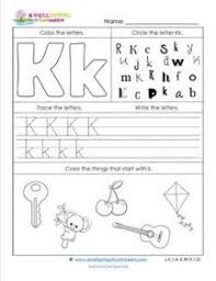 Abc Worksheets Letter K Alphabet Worksheets A Wellspring
