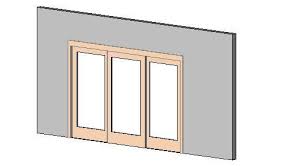 The garage three panel sliding door accessible here are considered some of the toughest versions for delivering inevitable security. Revitcity Com Object Three Panel Sliding Door