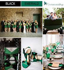 Black And Green Wedding Ideas Classic Black Wedding Color Ideas And Wedding Invitations 2014 Green Wedding Colors Black Wedding Wedding Theme Colors