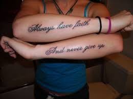 Always Have Faith And Never Give Up Tattoo Have Faith Tattoo Faith Tattoo Up Tattoos