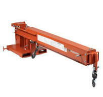 Titan Attachments Fork Mounted Jib Boom Crane Attachment, Manual  Telescoping Boom Extends Up to 138”, Pivots Up to 45 Degrees, 6,000 LB Lift  Capacity, ...