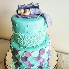 At a baby shower party, the cake should reflect the parents' style, the colors in the other decorations, the gender of the baby if known, or the. Winderlicious Cakes On Twitter Baby Mermaid Baby Shower Mermaid Mermaidbabyshower Cakelife