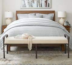 Because of the rectangular shape and versatility, it is ideal for interior rooms, porches or outdoor seating. Bodhi King Bench End Of Bed Seating End Of Bed Bench Bedroom Seating