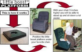 Bed risers or furniture riser, bed lifts in height of 5 to 6. Little Boost Platform Chair Riser Elderstore Com