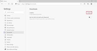 Microsoft edge is available to download on your ios device. How To Change The Default Downloads Folder Location In Microsoft Edge Browser Gear Up Windows 11 10