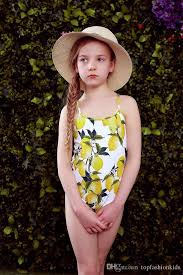 5 out of 5 stars. Wl Monsoon Girls Swimwear Bikini 2016 Summer One Piece Kids Swimsuit Lemon Print Swimsuit Designer Kids Swimwear Girls Baby Girl Swimwear Little Girl Swimsuits