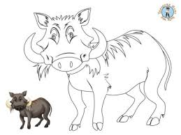 You can now print this beautiful pumbaa warthog coloring page or color online for free. Warthog Coloring Page Free Printables Treasure Hunt 4 Kids