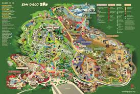 Map San Diego Zoo Visit San Diego San Diego Zoo Zoo Map