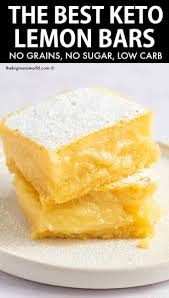 Keto Lemon Bars Just 6 Ingredients The Big Man S World Recipe Lemon Recipes Keto Dessert Recipes Sugar Free Lemon Bars