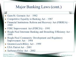 In 1980, the council was given more statutory responsibilities under the housing and community development act. Chapter Two The Impact Of Government Policy And Regulation On Banking Ppt Video Online Download