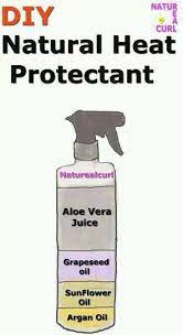 Diy Heat Protectant Natural Hair Styles Curly Hair Styles Naturally Relaxed Hair
