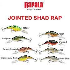 Rapala Jsr 4 Jsr04 P Perch Shad Rap Jointed 1 1 2 3 16 Oz